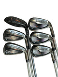 Cobra F6 Iron Set 3/4H 6-PW King F6 Stiff Flex Shafts Lamkin REL Grips