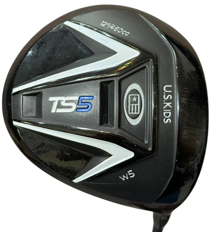 US Kids Golf TS5 W5 12° Driver w/HC TS5 60g Jr Flex Shaft US Kids Grip