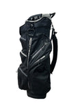 Tour Gear Cart Bag 14-Way Divider 9 Pockets Strap Handle Rain Hood Black