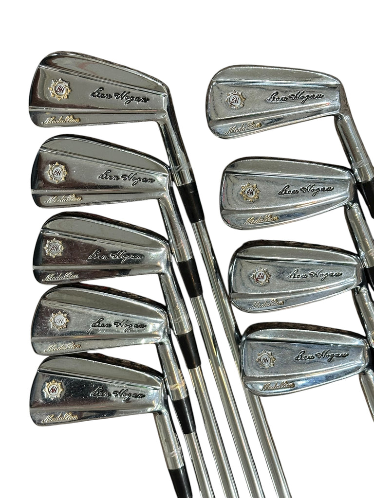 Ben Hogan Medallion Iron Set 2-E Apex 3 R Flex Shafts Hogan Grips