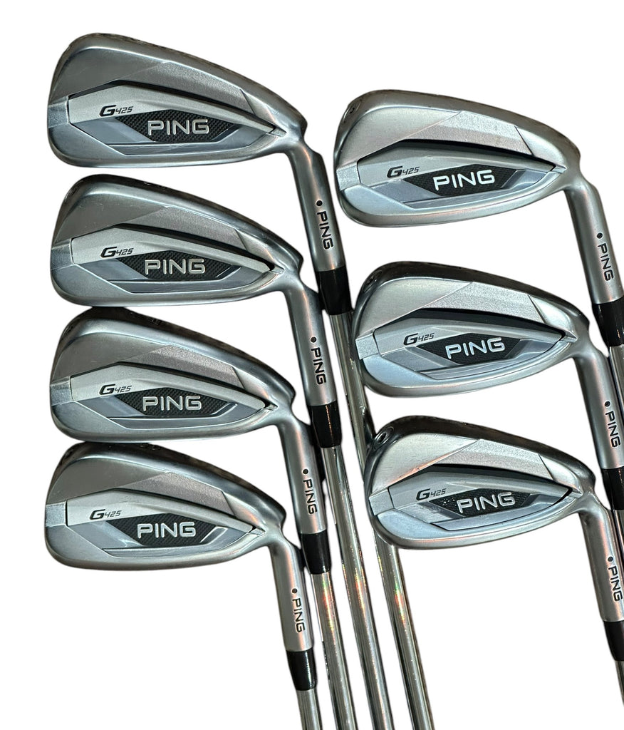 Ping G425 Black Dot Iron Set 5-UW AWT 2.0 R Flex Shafts GP Tour Wrap Grips