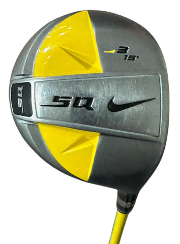 Nike SQ 15° 3 Wood Sasquatch X Flex Shaft Golf Pride Tour Velvet Grip