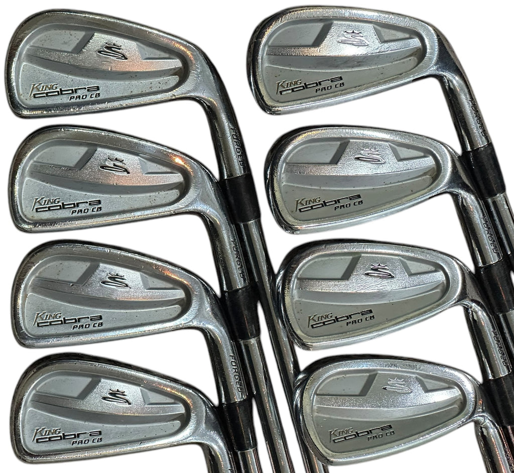 Cobra King Cobra Pro CB Iron Set 3-PW +1/2" Project X 5.5 Regular Flex Shafts Golf Pride Tour Velvet Grips