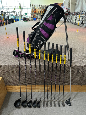 Lynx Crystal Cat XC12 LRH Complete Golf Club Set Ladies Flex SET-062525T01