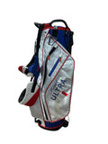 Michelob Ultra Stand Bag 4-Way Divider 5 Pockets Harness Handle