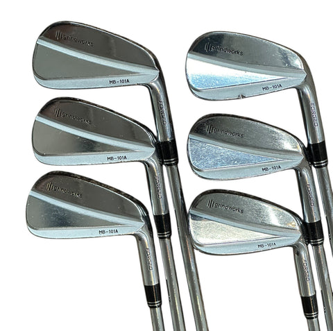 Grindworks MB 101A Forged Irons 5-PW KBS Tour V 120 X Flex Shafts