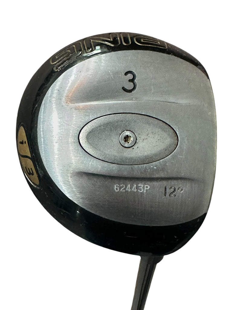 Ping i3 12° 3 Wood Grafalloy Pro Lite 35g S Flex Shaft Golf Pride Tour Velvet Grip