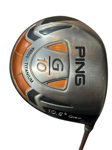 Ping G10 Draw 10.5° Driver TFC129 D Regular Flex Shaft C Thru Grip