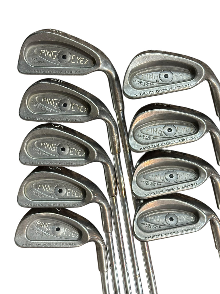 Ping Eye 2 Black Dot Iron Set 3-SW Karsten/NS PRO Stiff Flex Shafts