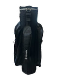 Ultimate Cart Bag 14-Way Divider 8 Pockets Strap Handle Rain Hood Black/Blue
