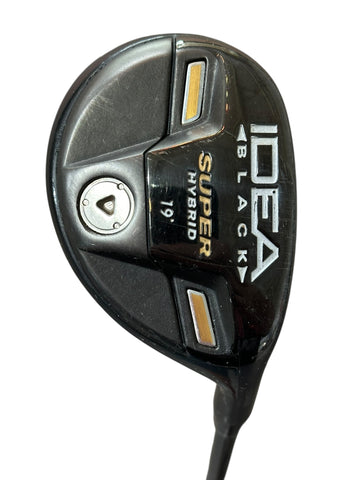 Adams Idea Black 19° Super Hybrid Voodoo RNV8 S Flex Shaft GP MCC Grip