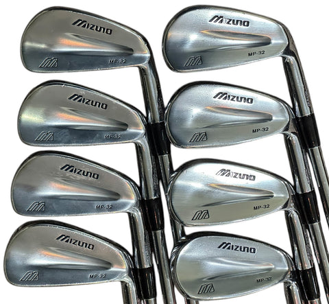 Mizuno MP-32 Iron Set 3-PW DG S200 S Flex Shaft Royal V-Sand Grips