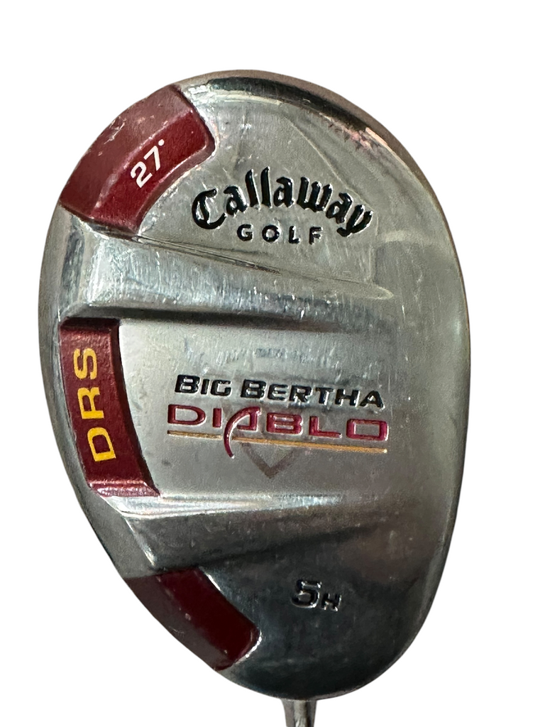 Callaway Big Bertha Diablo 27° 5 Hybrid Callaway 55g Sr Flex Shaft Callaway Grip