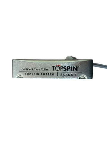 Top Spin Blade 5 38" Putter w/HC James Milr Shaft Royal Grip