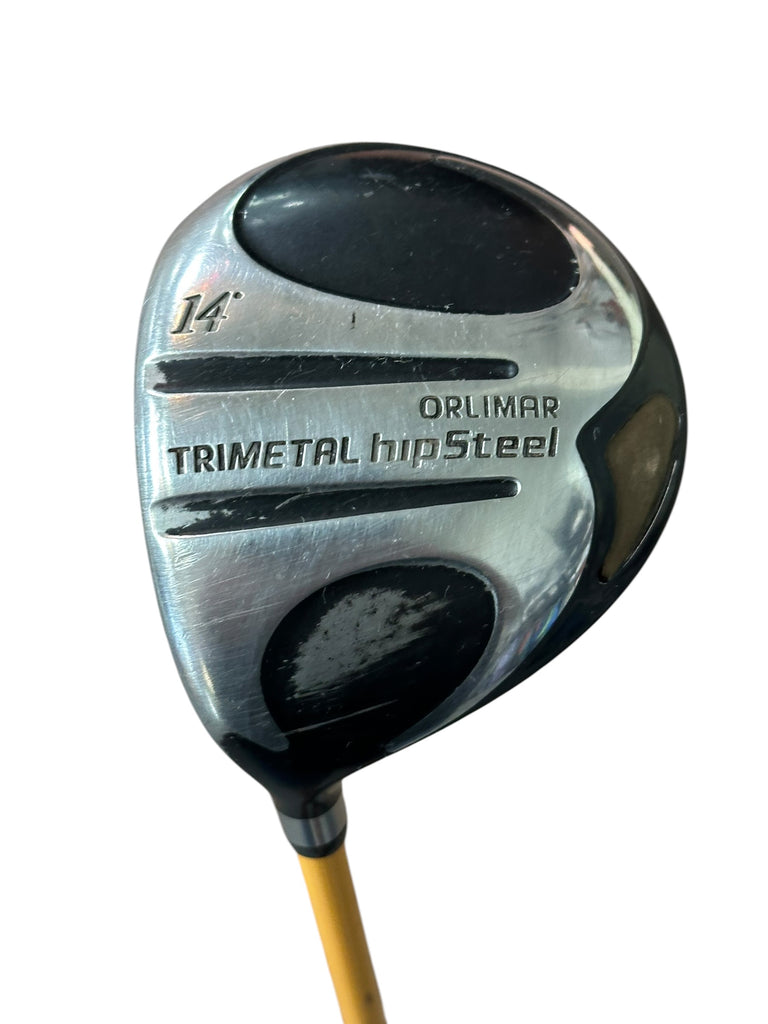 Orlimar LH Tri Metal Hip Steel 14° 3 Wood Pro Force Gold S Flex Shaft