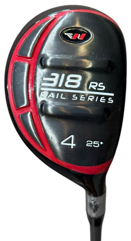 Wishon Golf 318 RS Rail Series 25° 4 Hybrid S2S Red R Flex Shaft Tour Velvet Grip