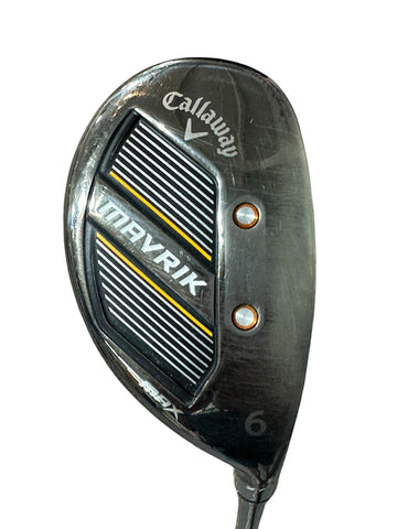 Callaway Mavrik Max 27° 6 Hybrid Recoil ESX Sr Flex Shaft Jumbo Max Grip