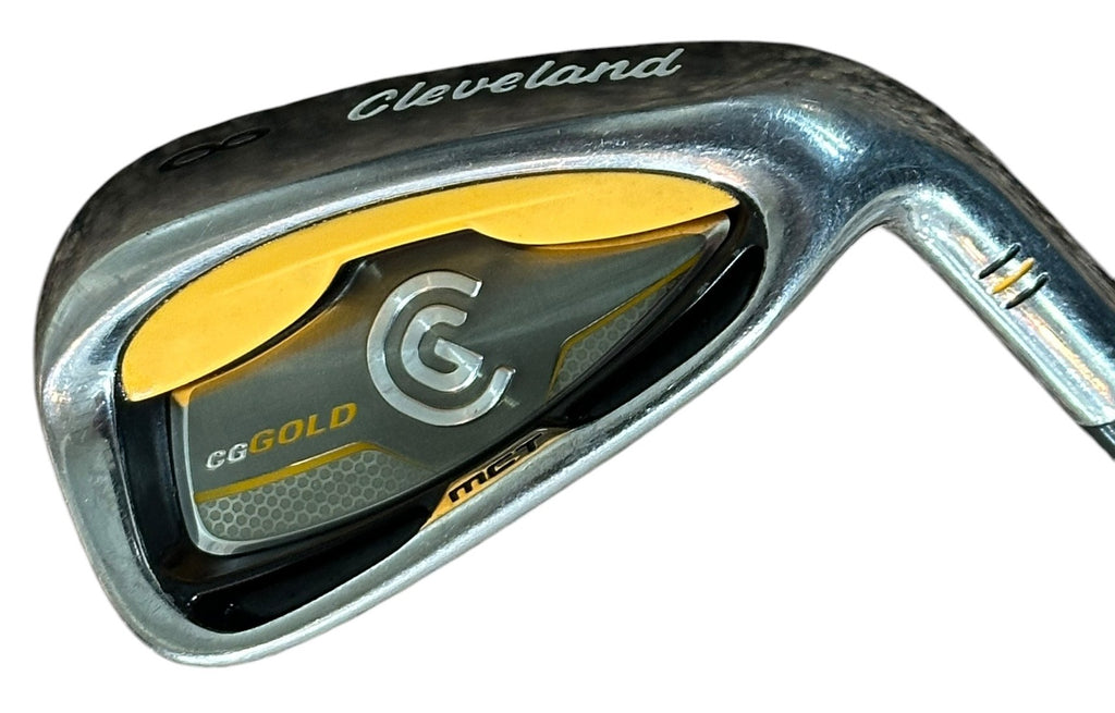 Cleveland CG Gold MCT 8 Iron CG Gold 75g Sr Flex Shaft GP CP2 Wrap Grip