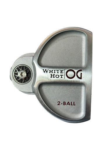 Odyssey White Hot OG 2 Ball 35" Putter White Hot Steel Shaft Odyssey Grip
