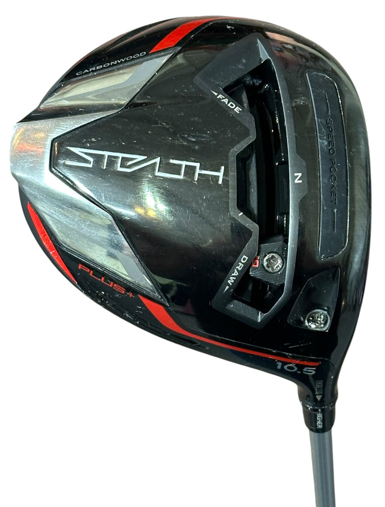 TaylorMade Stealth Plus 10.5° Driver Ascent 60g Stiff Flex Shaft Lamkin Grip