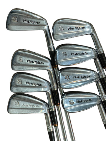 First Flight Golden Eagle Iron Set 2-PW (NO 3 IRON) Hex Flex Stiff Flex Shafts