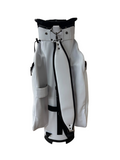 Rev Core Cart Bag 14-Way Divider 9 Pockets Strap Handle Rain Hood White/Black