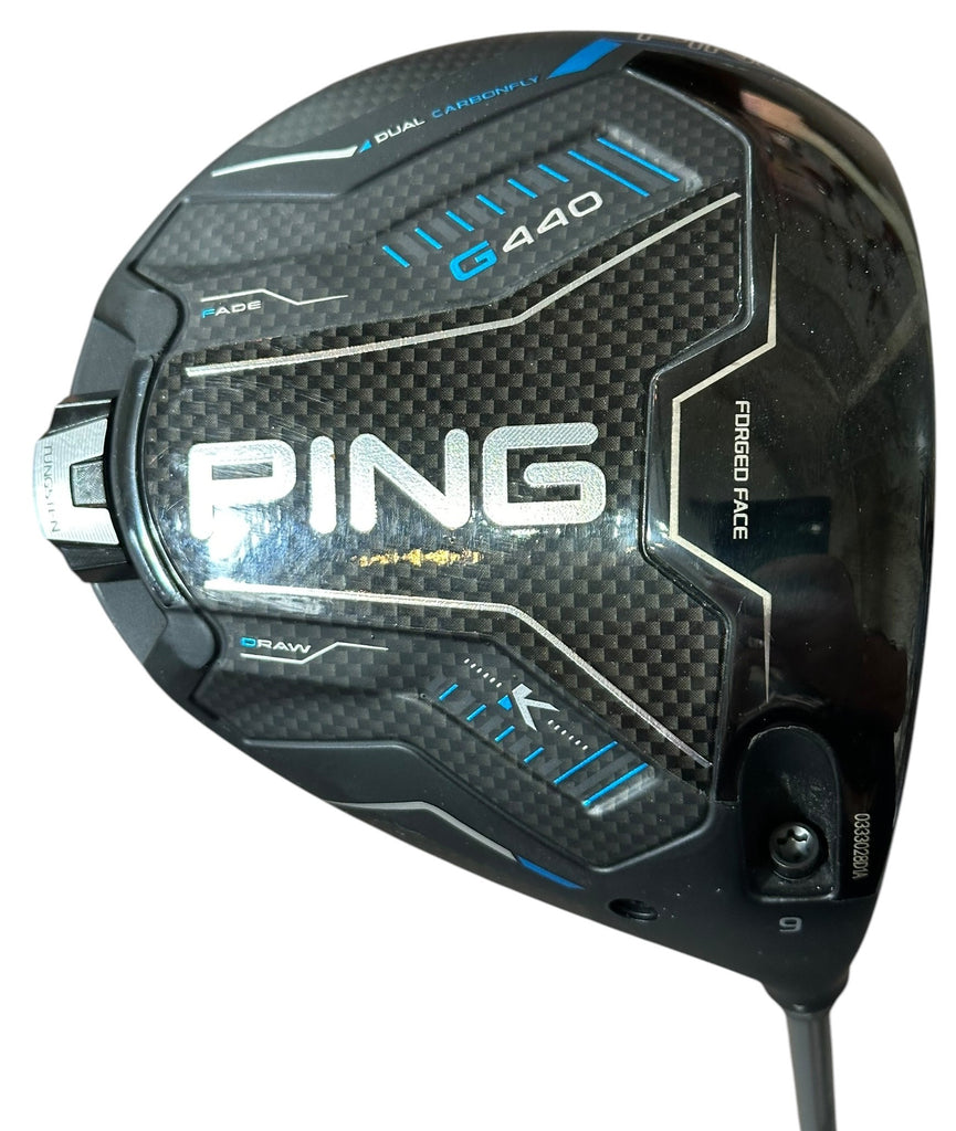 Ping G440K 9° Driver Denali 60g 6.0 Stiff Flex Shaft Golf Pride CPX Grip