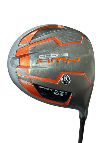 Cobra Amp Offset 10.5° Driver R.I.P. 50g R Flex Shaft Lamkin REL 3 Gen Grip