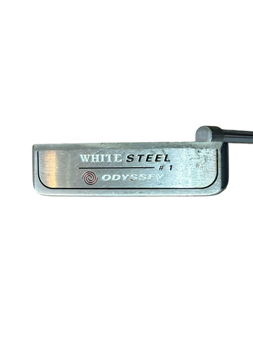 Odyssey White Steel #1 35" Putter White Steel Shaft Lamkin Deep Etched Grip