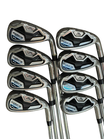 Cobra Baffler XL Irons 4-GW +1/2" Baffler S Flex Shafts GP Tour Wrap Grips