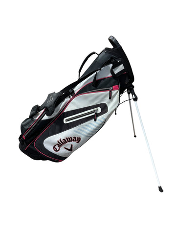Callaway Stand Bag 5-Way Divider 4 Pockets Harness Handle Rain Hood
