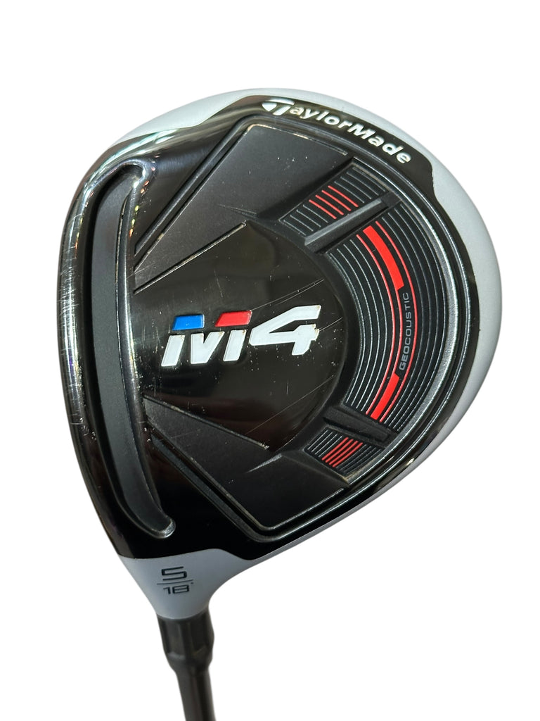 TaylorMade LH M4 18° 5 Wood Atmos FW5 R Flex Shaft GP Tour Velvet Grip