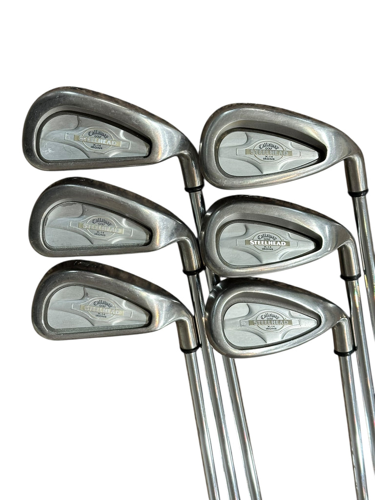 Callaway Steelhead X14 Iron Set 4-PW (NO 7 IRON) Gems Women's Flex Shafts