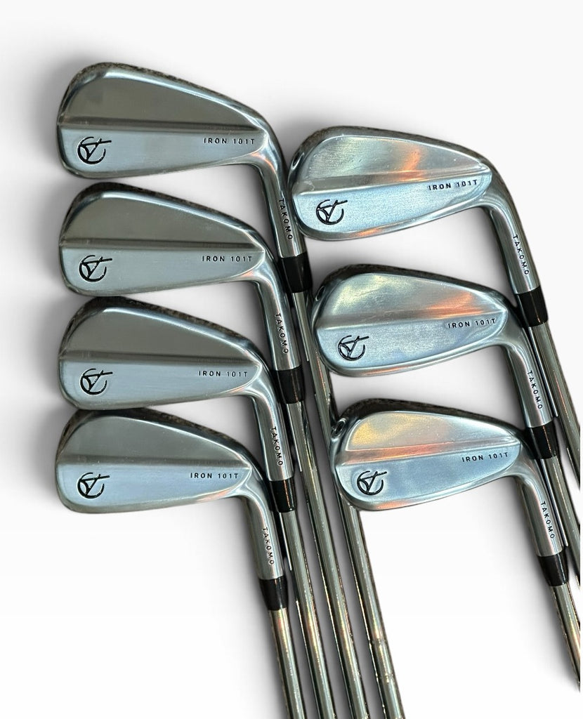 Takomo Iron 101T Iron Set 4-PW KBS Tour Lite Stiff Flex Shafts Lamkin Crossline Grips