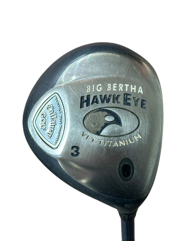 Callaway Big Bertha Hawk Eye 15° 3 Wood Gems 50g Ladies Flex Shaft