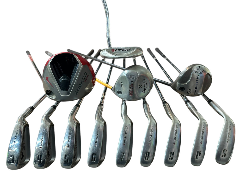 Nike Callaway Adams Men's Right Hand Golf Club Set R Flex SET-122225T08