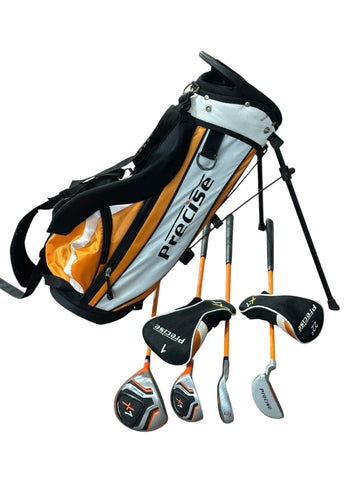 Precise X7 Junior Left Hand Golf Clubs Complete Set for ages 6-8 Years Old