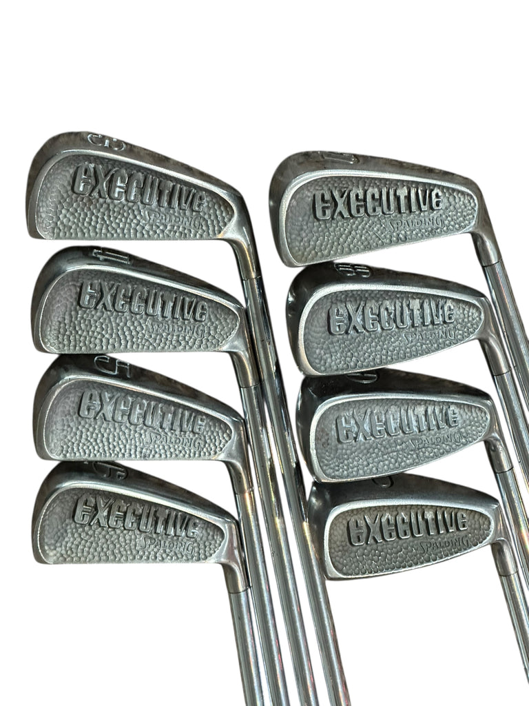 Spalding Executive Irons 3-PW -1/2" TT Jet Step S Flex Shaft Tour Wrap Grips