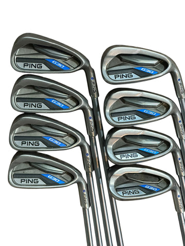 Ping G30 Black Dot Iron Set 4-AW +1/2" TFC419 Sr Flex Shafts