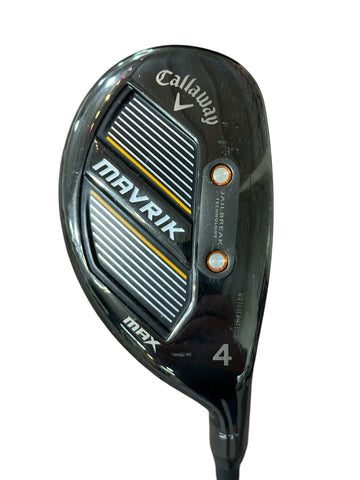 Callaway Mavrik Max 21° 4 Hybrid Catalyst 65g 5.5 R Flex Shaft Jumbo Max Grip