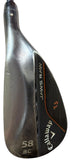 Callaway Jaws Raw 58•8C Lob Wedge DG S400 Stiff Flex Shaft GP Tour Velvet Grip