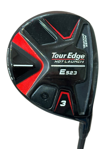 Tour Edge E523 3 Wood Hot Launch 55g R Flex Shaft GP MCC+4 Grip