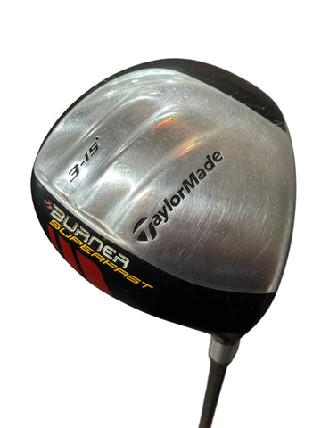 TaylorMade Burner Superfast 15° 3 Wood Superfast R Flex Shaft Tour Velvet Grip