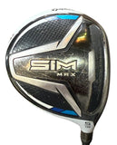 TaylorMade Sim Max 18° 5 Wood Ventus FW5 R Flex Shaft Lamkin Crossline Grip
