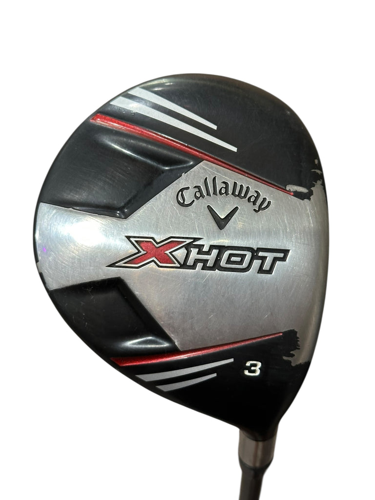 Callaway X Hot 15° 3 Wood Callaway 55g Stiff Flex Shaft GP CP2 Pro Grip