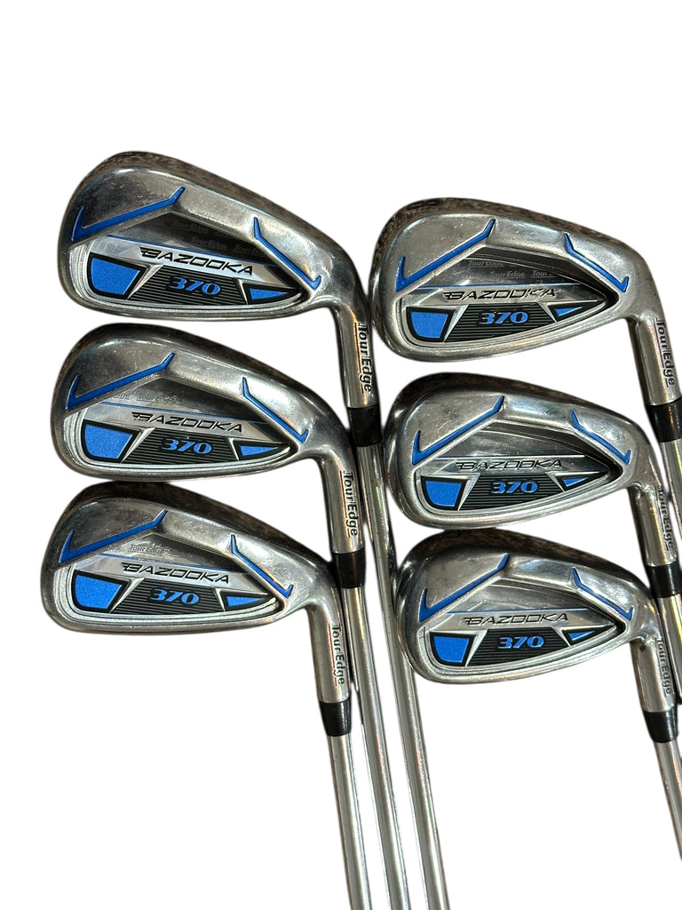 Tour Edge Bazooka 370 Irons 5-PW +1" Bazooka Uniflex Shafts Tour Edge Grips