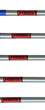 KBS C-Taper Iron Shafts Stiff Flex 6-PW Standard Length GP Tour Wrap Grips