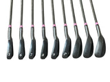 Sub 70 659 CB Black Forged Iron Set 5-PW 287 Wedges KBS R Flex Shafts Crossline Grips