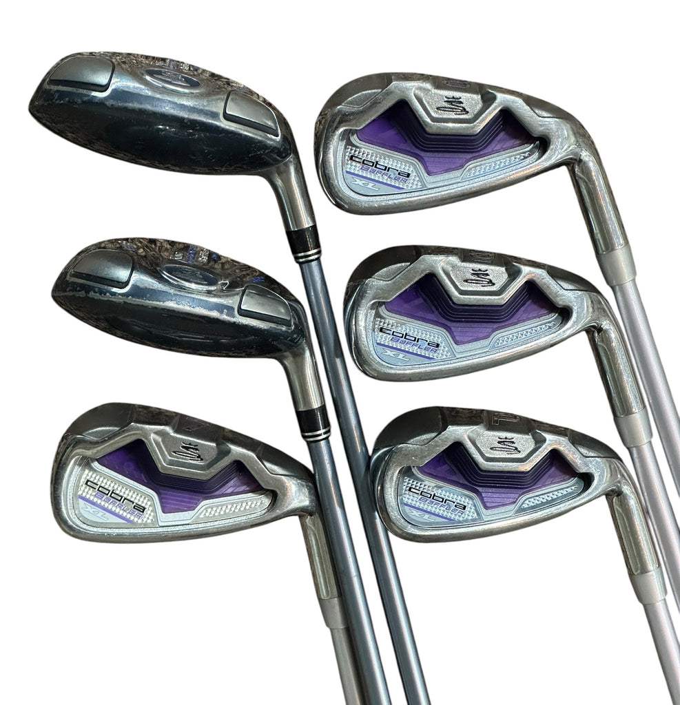 Cobra Baffler Iron Set 5H 6H 7-PW Irons +1/2" Aldila VS 50g Ladies Flex Shafts