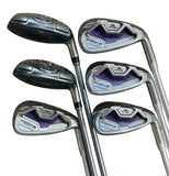 Cobra Baffler Iron Set 5H 6H 7-PW Irons +1/2" Aldila VS 50g Ladies Flex Shafts